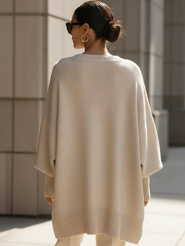 Jacinta – Oversized Knit Batwing Jumper