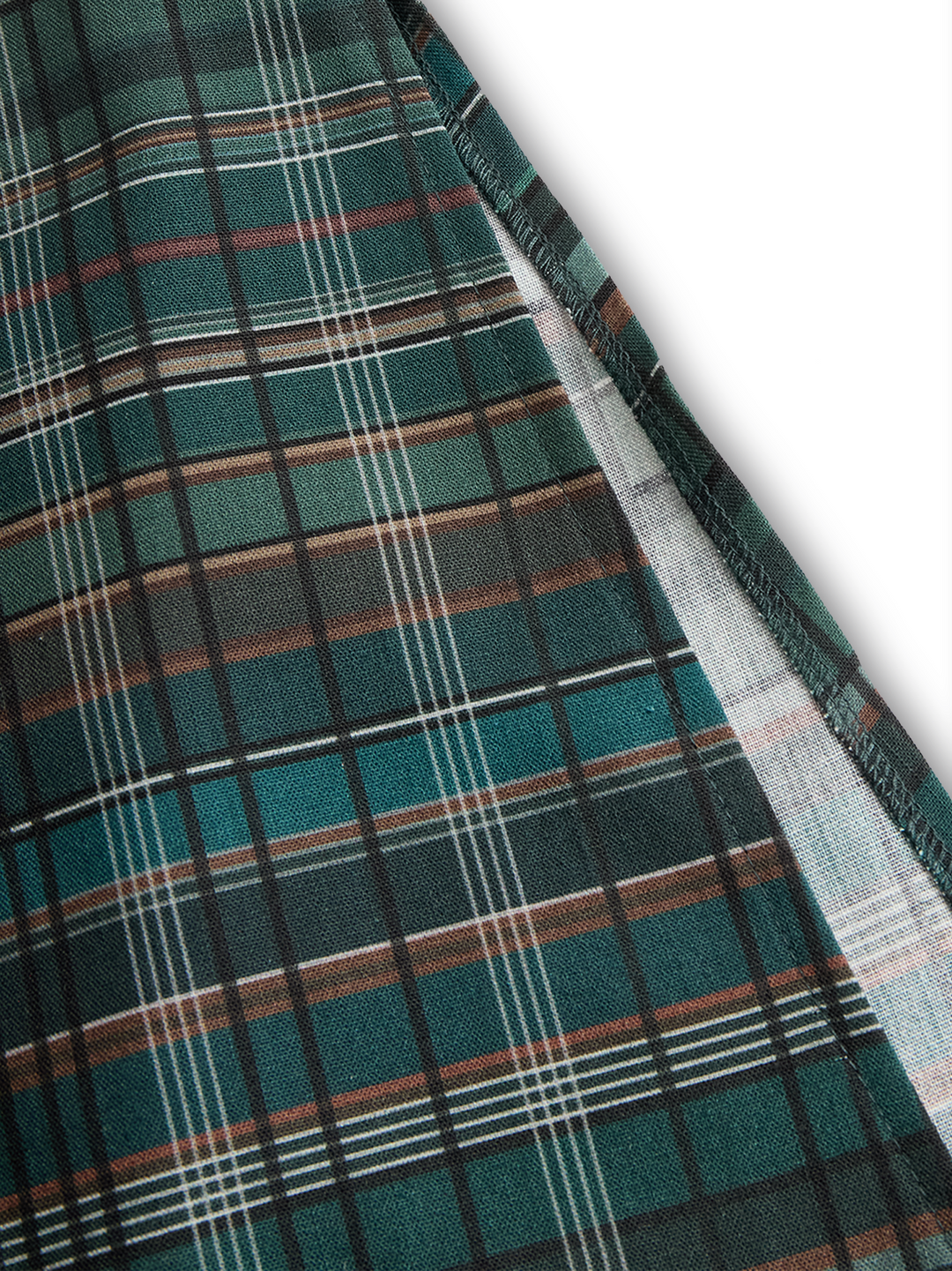 Mhairi – Plaid Shirt Maxi Dress