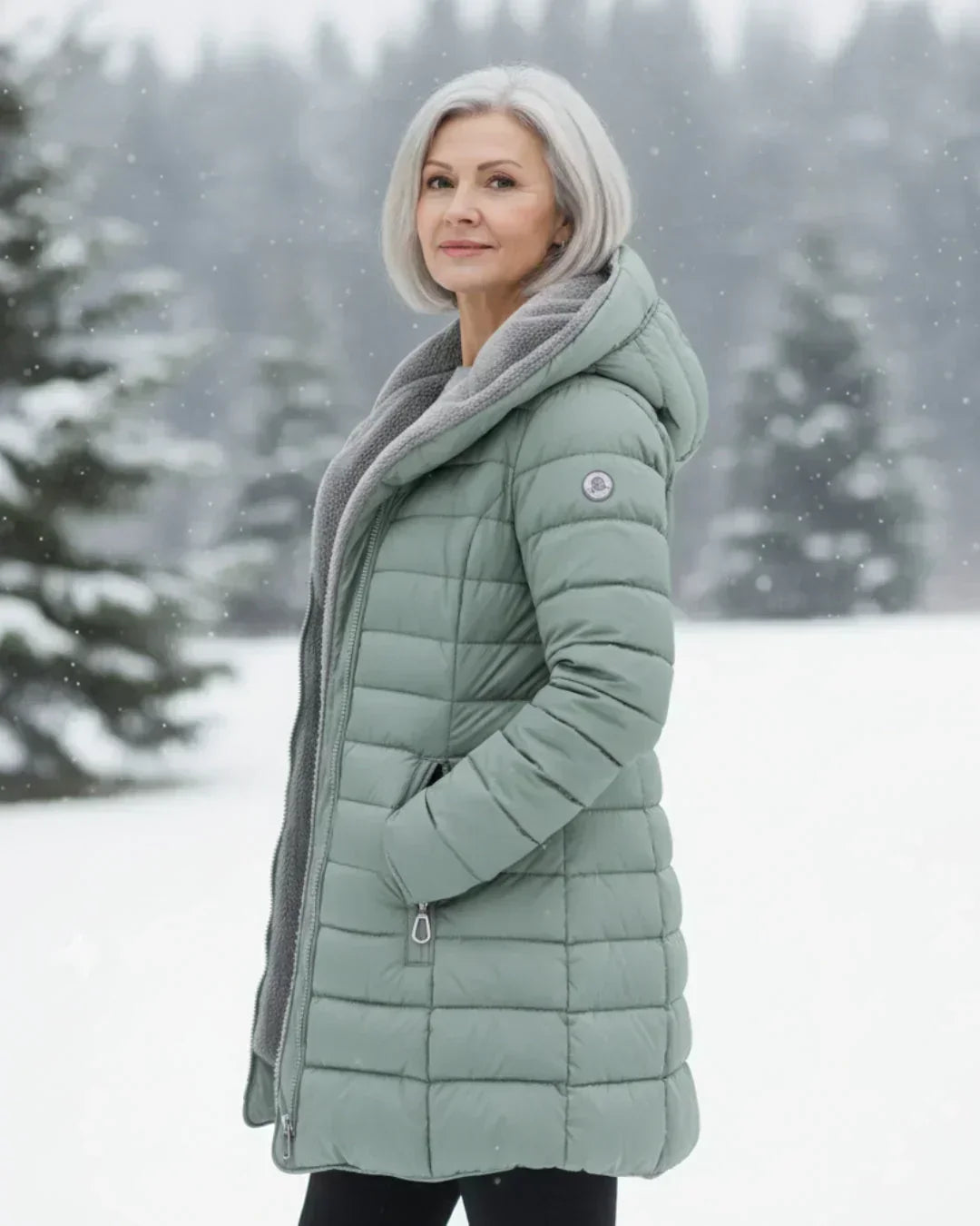Isadora – Quilted Hooded Puffer Coat