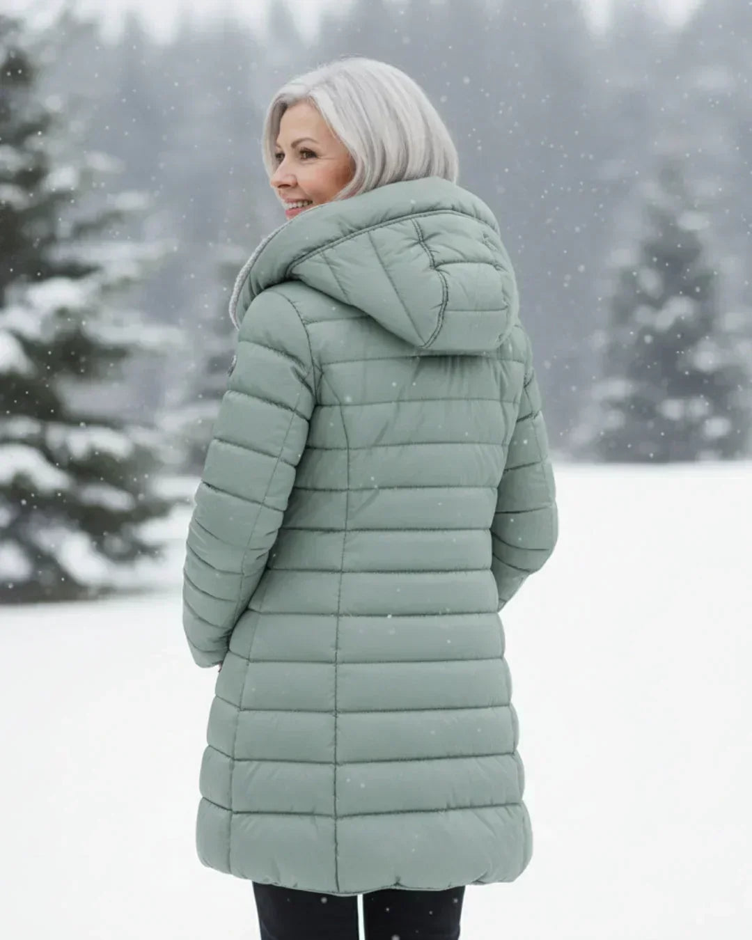 Isadora – Quilted Hooded Puffer Coat