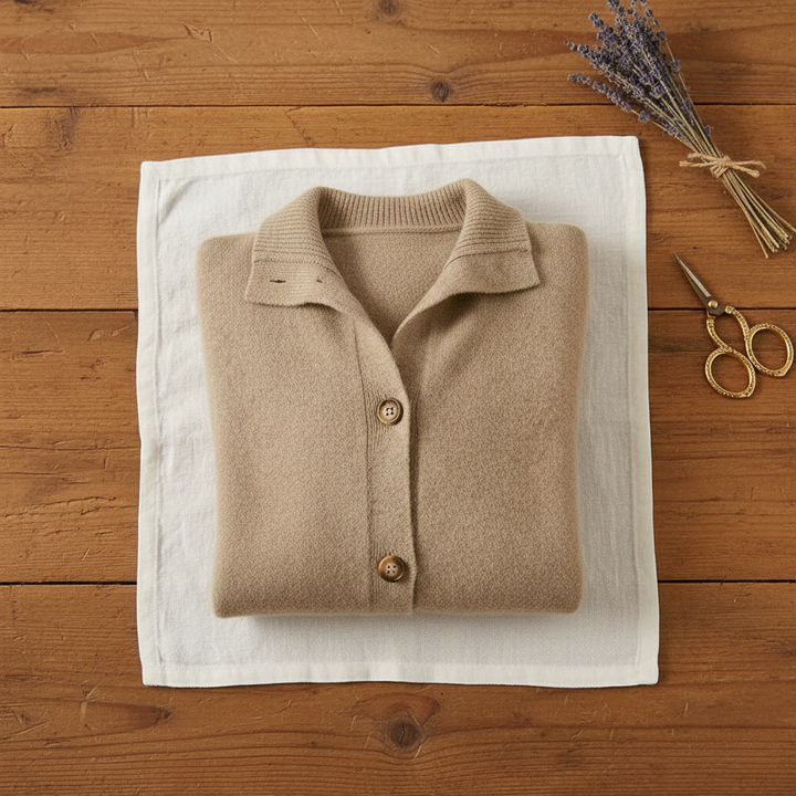 Juliet – Button-Up Collared Knit Cardigan