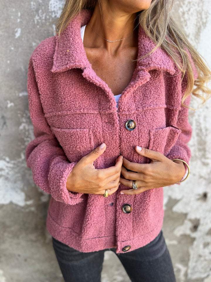 Bethan – Cosy Teddy Fleece Jacket