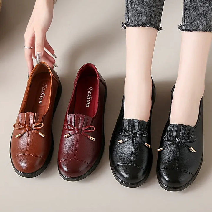 Margaret – Bow Detail Comfort Loafers