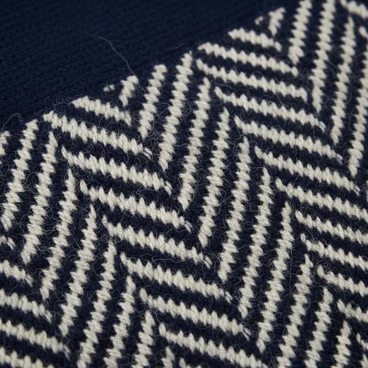 Honora – Turtleneck Herringbone Knit Jumper