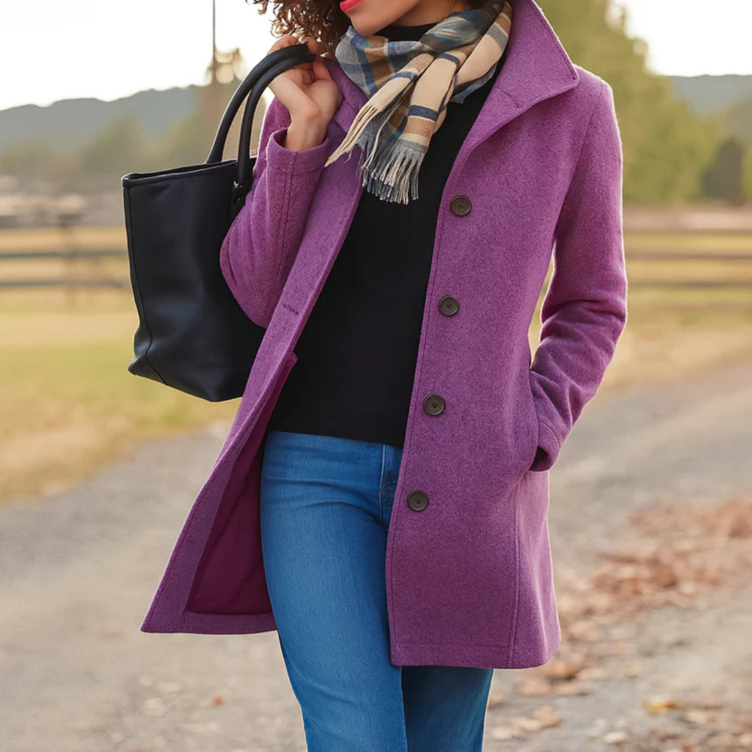 Teresa – Classic Button-Front Heritage Coat