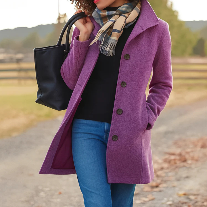 Teresa – Classic Button-Front Heritage Coat