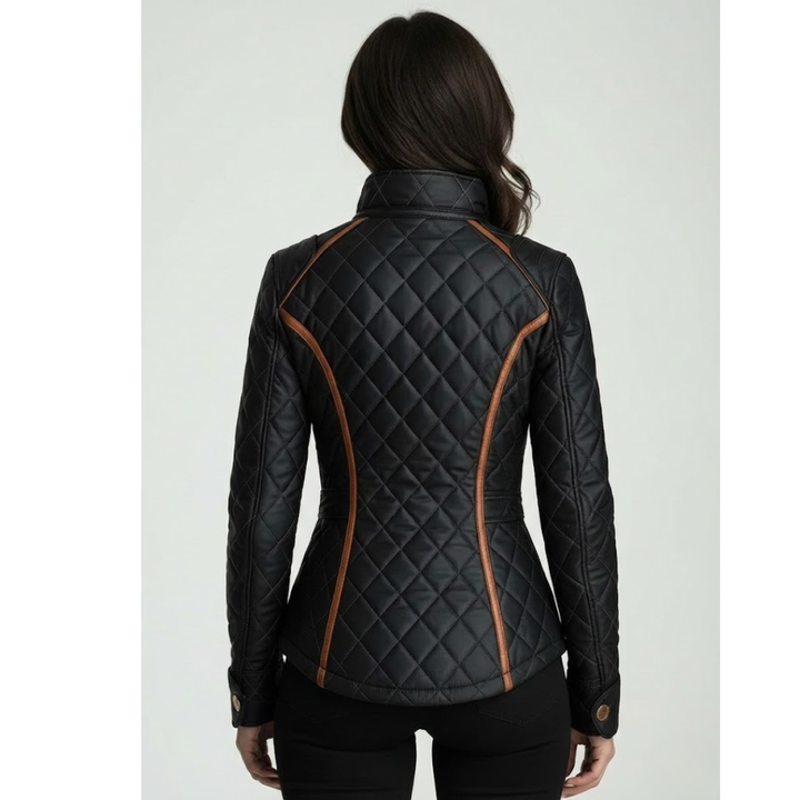 Teresa – Diamond-Quilted Padded Jacket