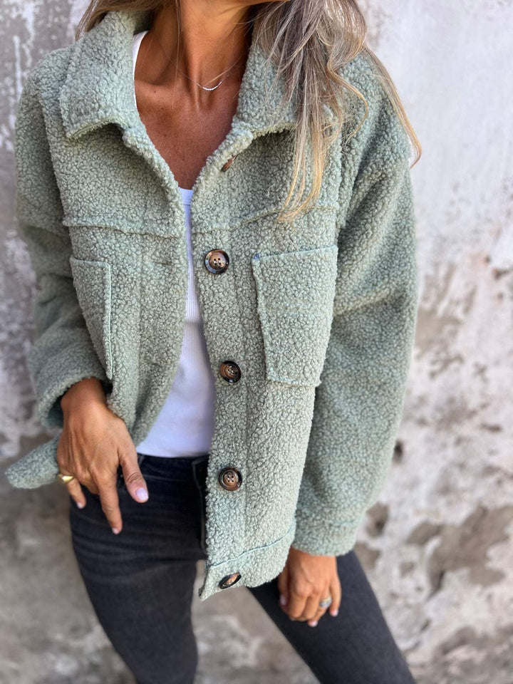 Bethan – Cosy Teddy Fleece Jacket