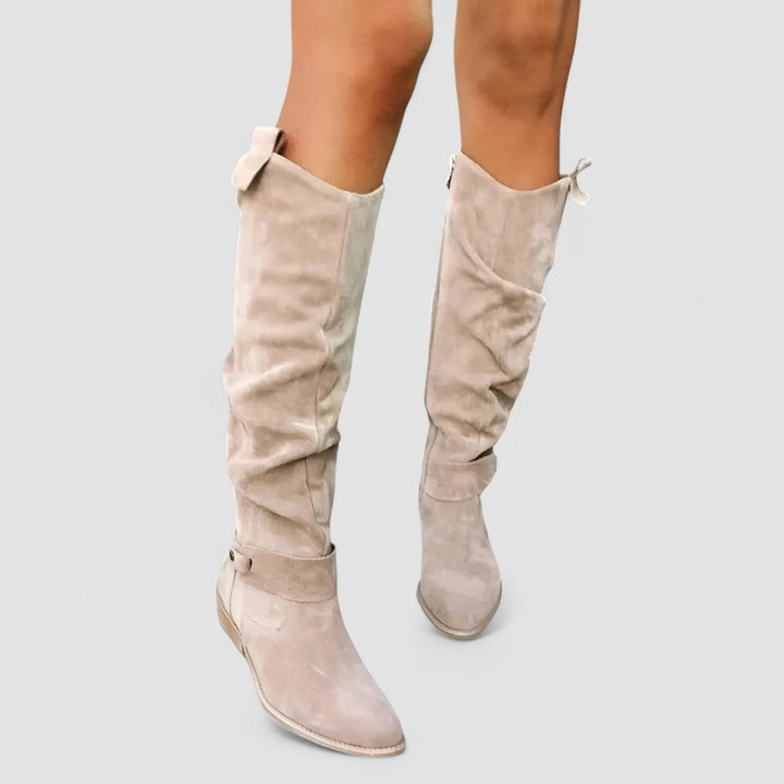 Agnes – Orthopaedic Knee-High Western Boots