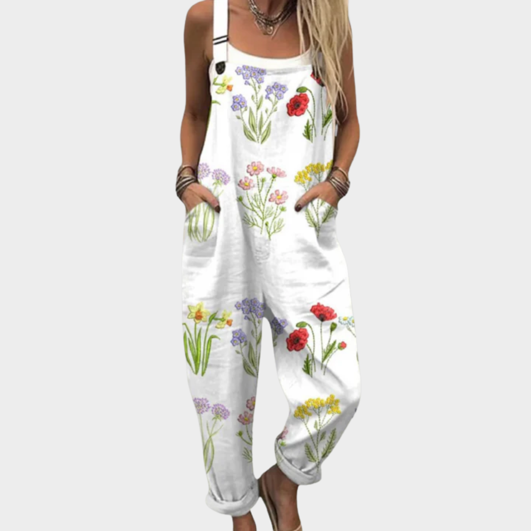 Aurora | Pure White Dungarees