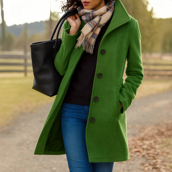 Teresa – Classic Button-Front Heritage Coat