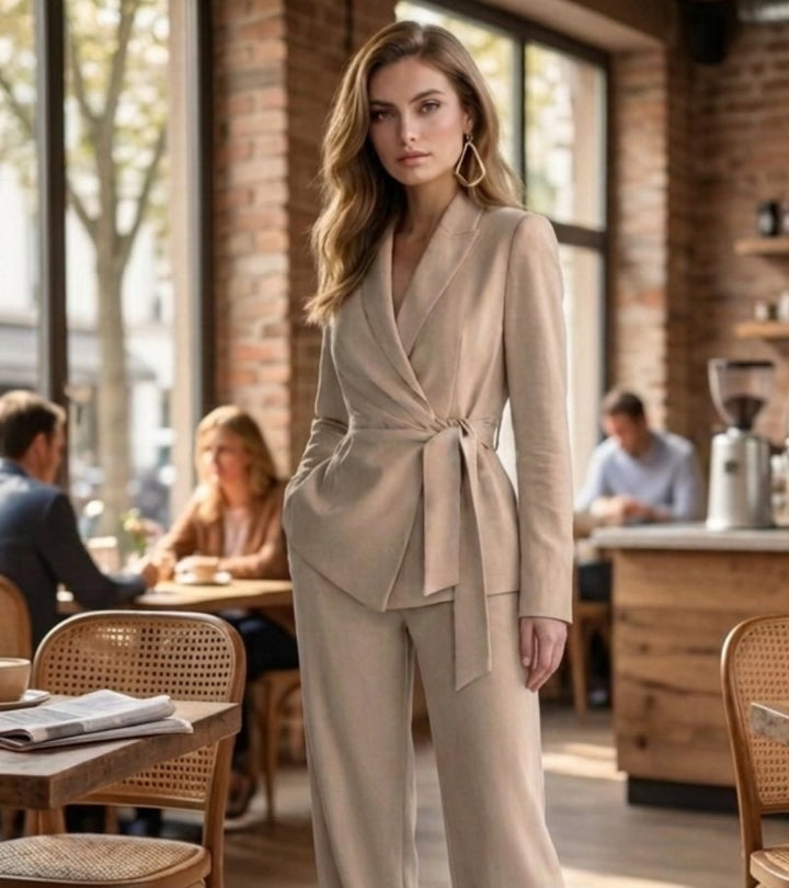 Isobel – Tailored Wide-Leg Two-Piece Set