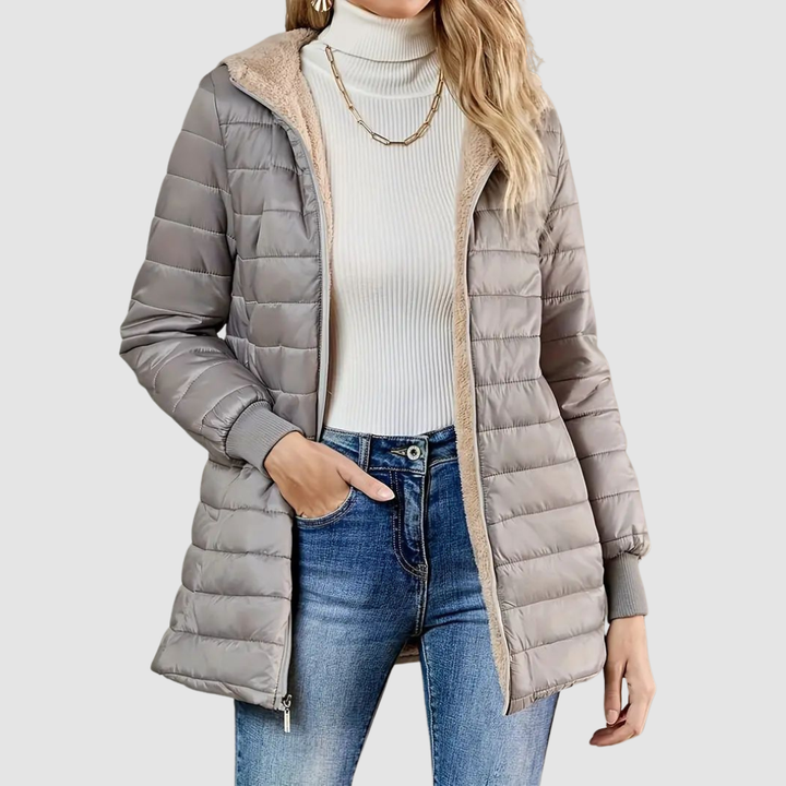 Eilidh – Fleece-Lined Quilted Winter Coat