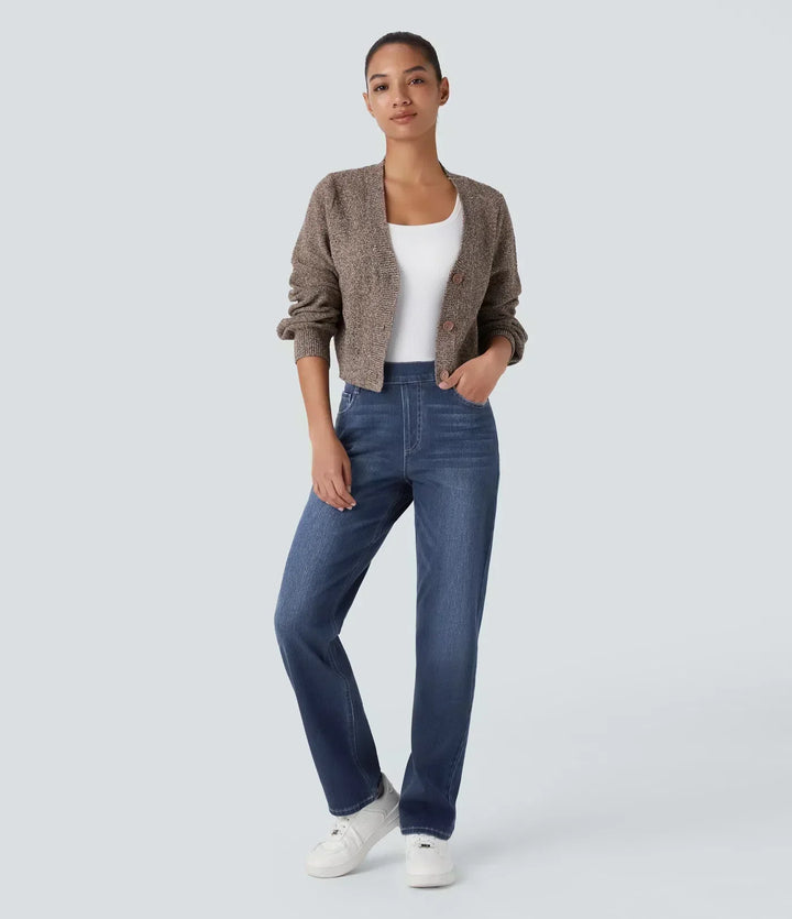 Elisha | Elastic and Comfortable Trousers with High Waist
