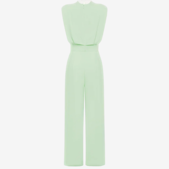 Patience – Structured Sleeveless Wide-Leg Jumpsuit