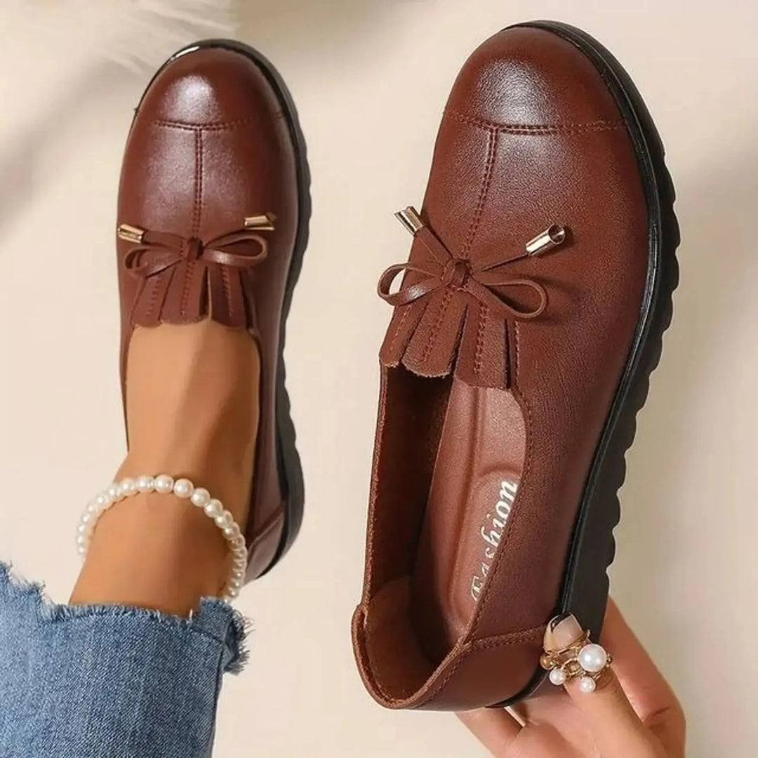 Margaret – Bow Detail Comfort Loafers