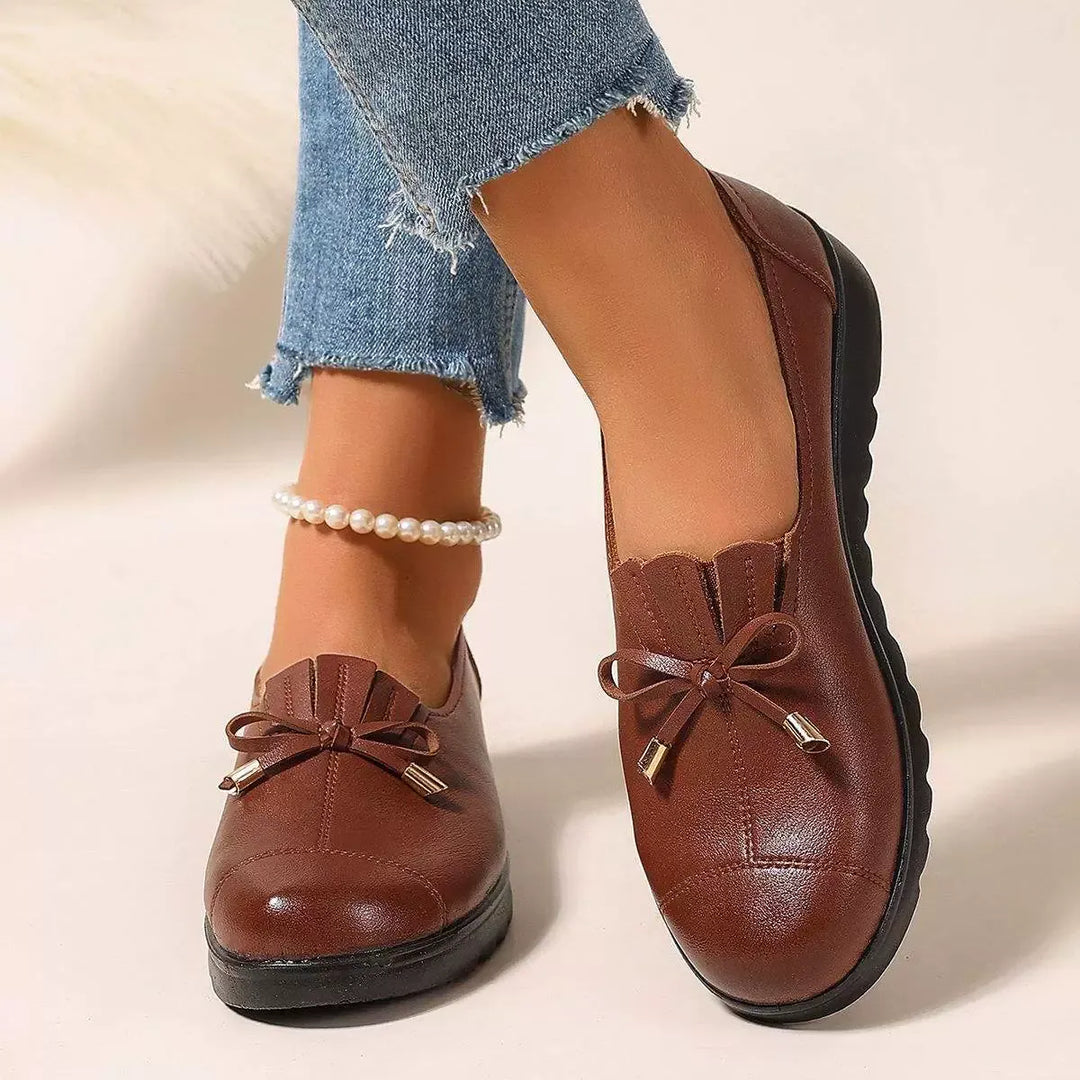 Margaret – Bow Detail Comfort Loafers