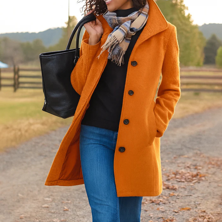 Teresa – Classic Button-Front Heritage Coat