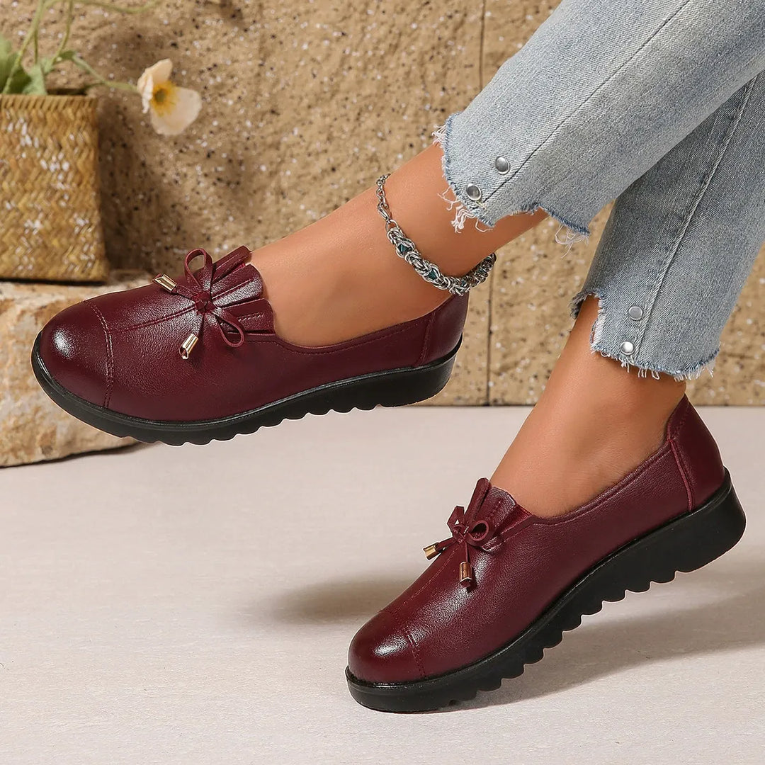 Margaret – Bow Detail Comfort Loafers