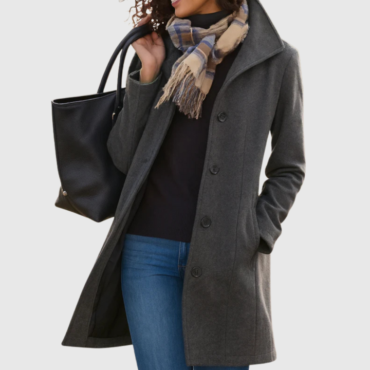 Morwenna – Classic Tailored Single-Breasted Coat