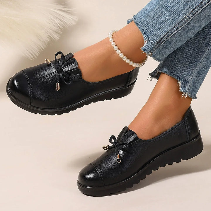 Margaret – Bow Detail Comfort Loafers