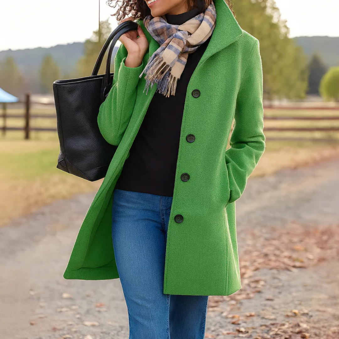 Teresa – Classic Button-Front Heritage Coat