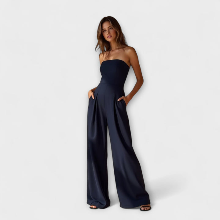 Kitty – Strapless Wide-Leg Jumpsuit