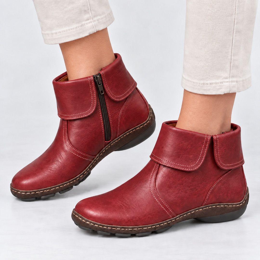 Saskia – Ankle Boots with Easy Side Zip