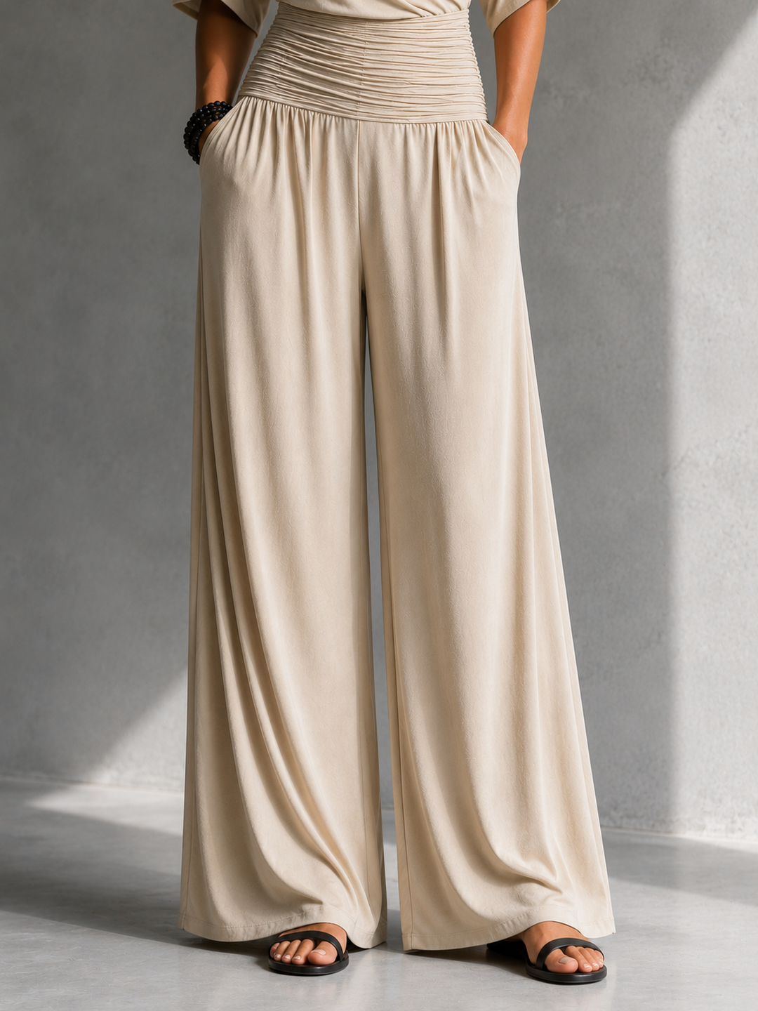 Dorothy – Wide-Leg Wrap-Front Jumpsuit