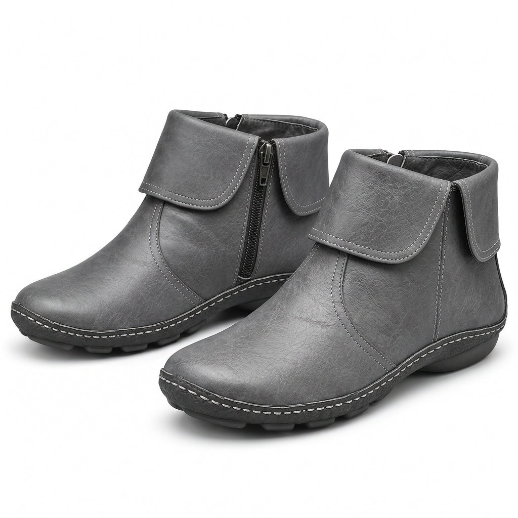 Saskia – Ankle Boots with Easy Side Zip