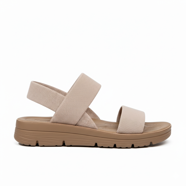 Camilla – Elastic Strap Flatform Sandals