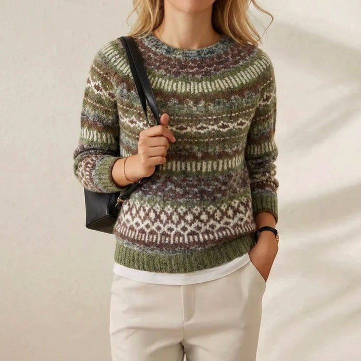 Xanthe – Fair Isle Knit Jumper