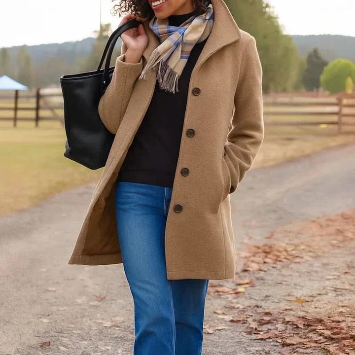 Teresa – Classic Button-Front Heritage Coat