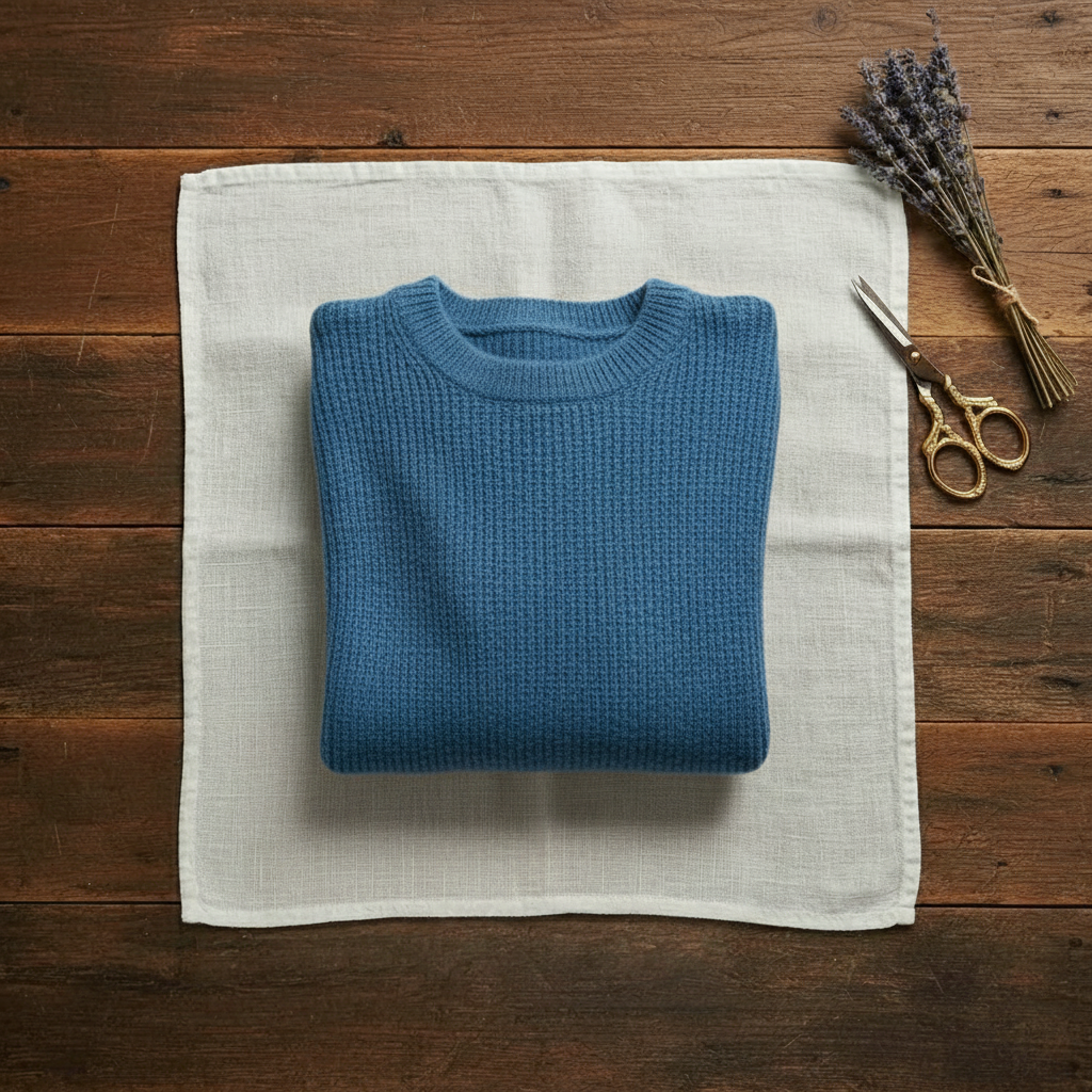 Agnes – Ribbed Knit Crewneck Jumper