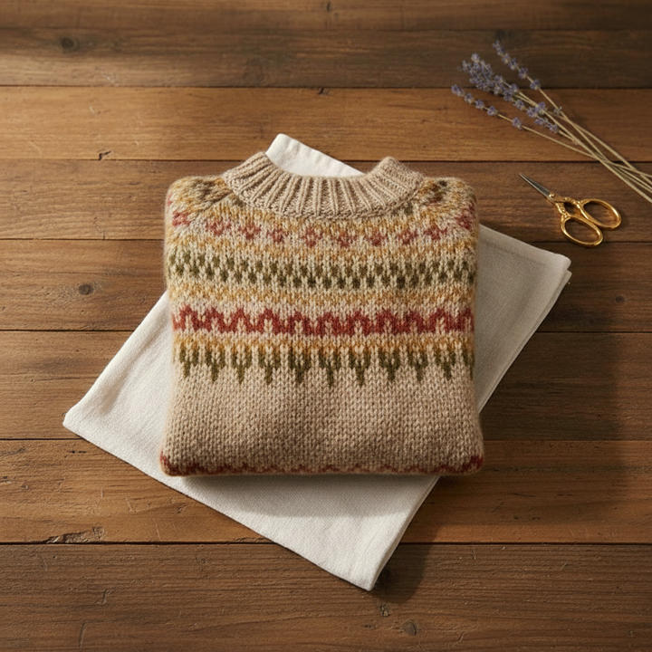 Veronica – Fair Isle Knit Jumper