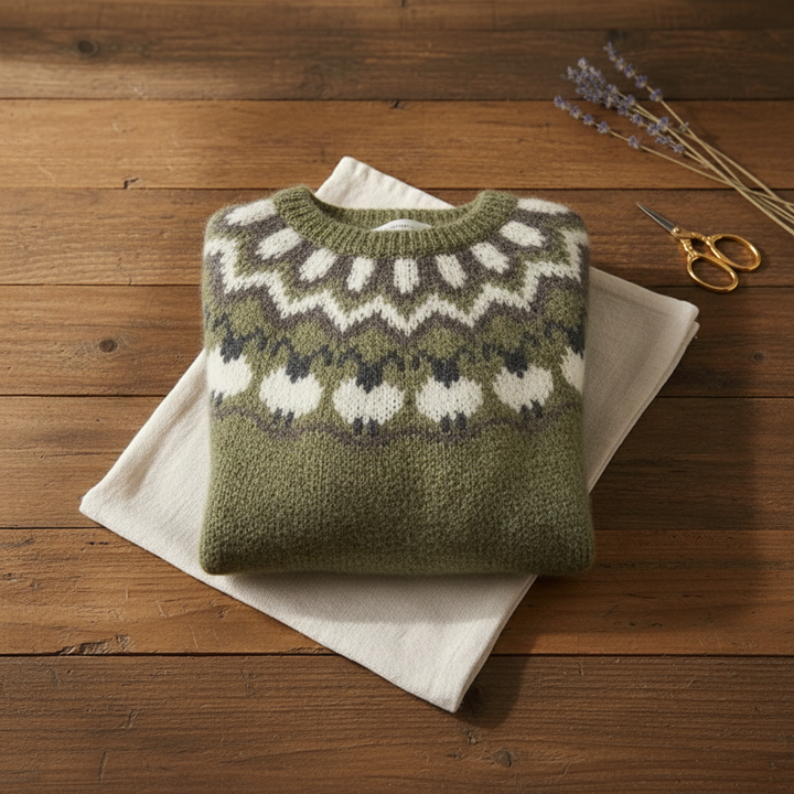 Susan – Fair Isle Knit Jumper