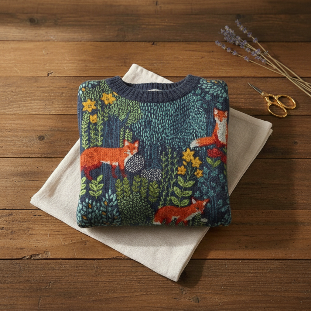 Hazel – Fox and Forest Knit Jumper