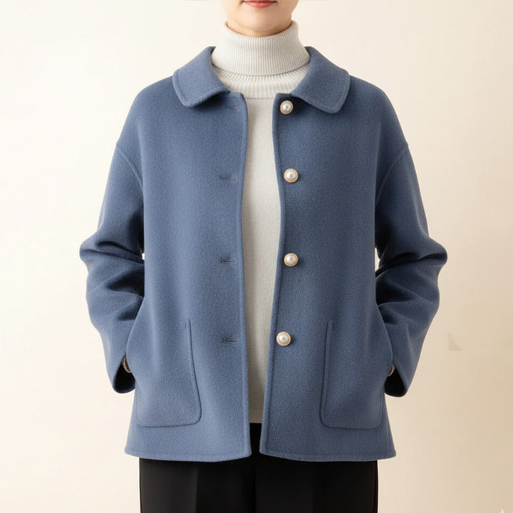 Beverley – Elegant Pearl Button Jacket