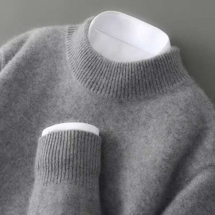 Fenella – Soft Knit Mock Neck Jumper