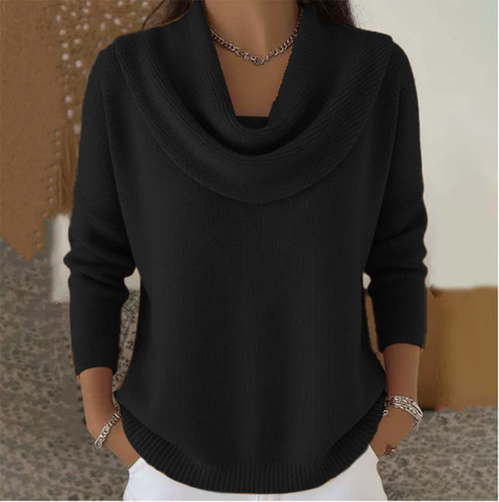 Helena – Cowl Neck Knit Jumper