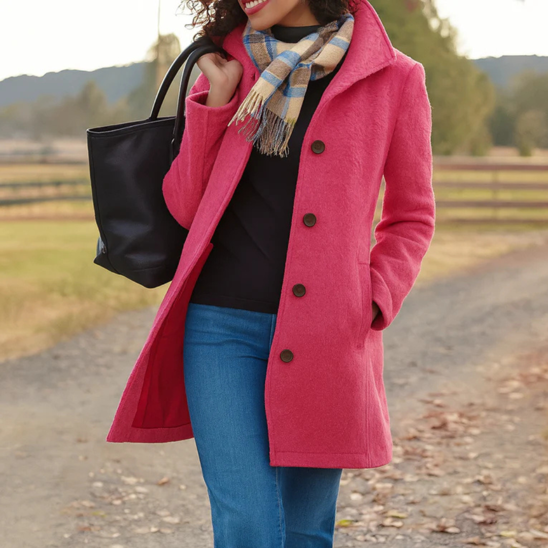 Teresa – Classic Button-Front Heritage Coat