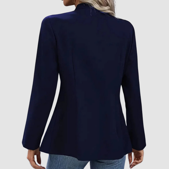 Constance – Double-Breasted Military Button Blazer