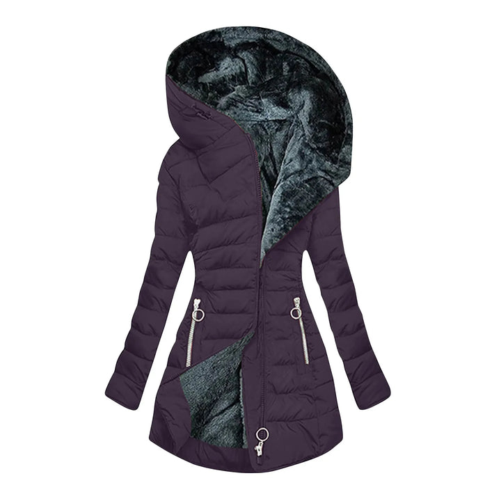 Deirdre – Quilted Hooded Padded Coat