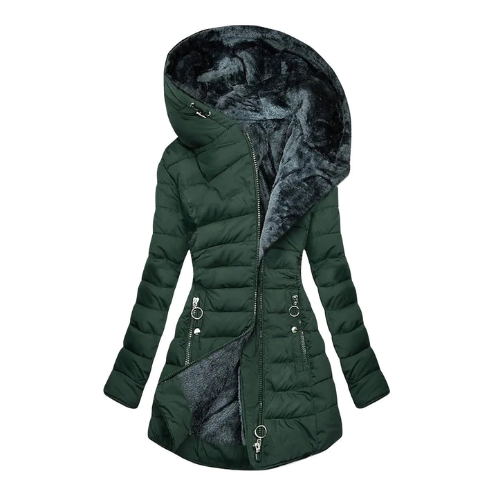 Deirdre – Quilted Hooded Padded Coat