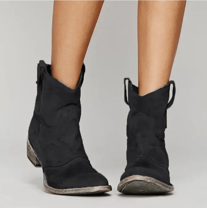 Pamela – Western Ankle Boots