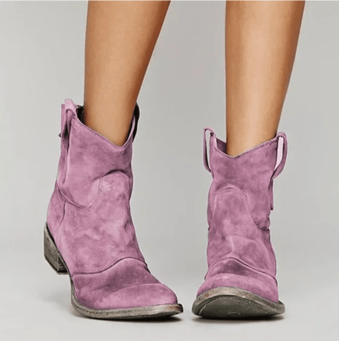 Pamela – Western Ankle Boots