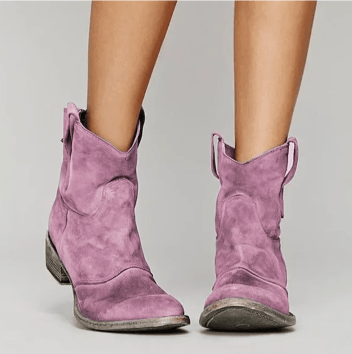 Pamela – Western Ankle Boots