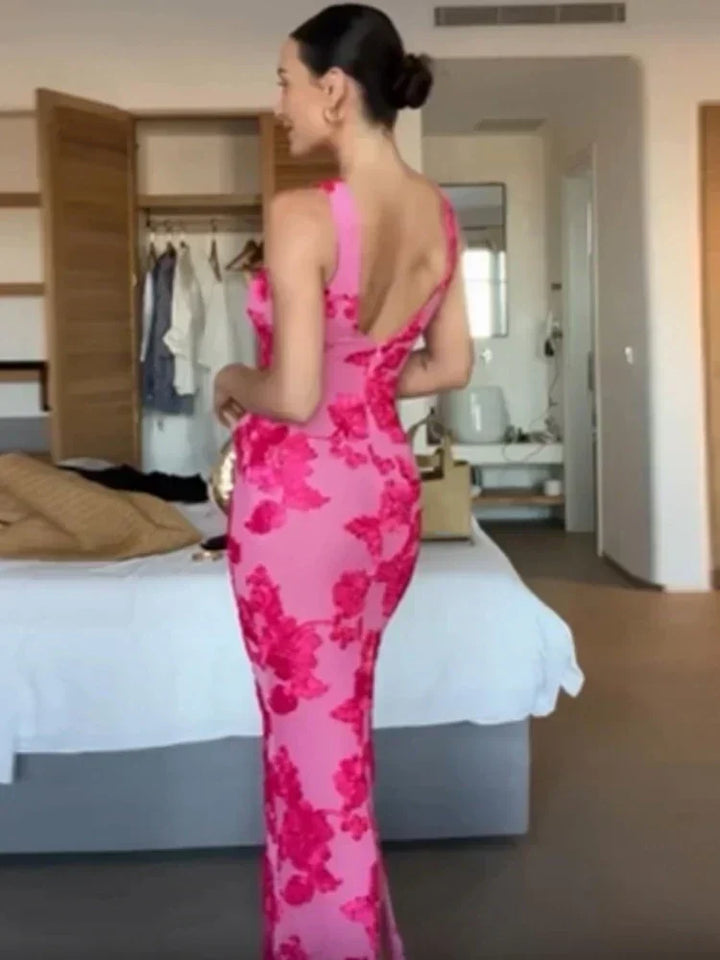 Cindy | Timeless Floral Evening Gown