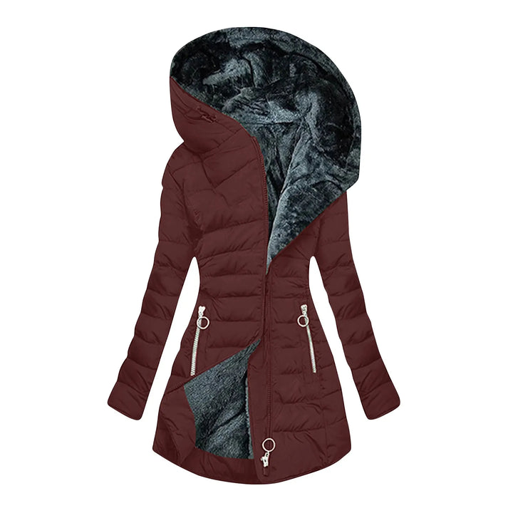 Deirdre – Quilted Hooded Padded Coat