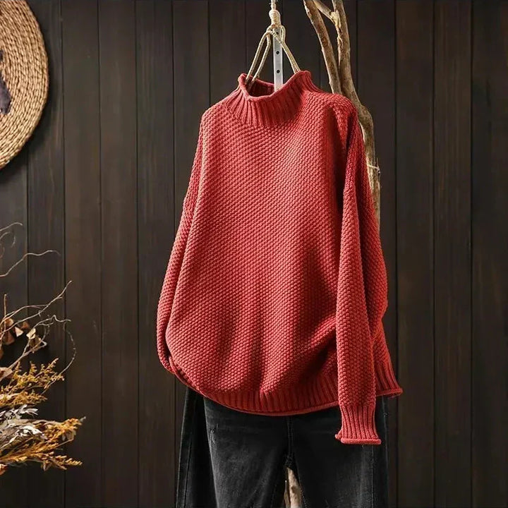 Rhoda – Relaxed Textured Knit Jumper